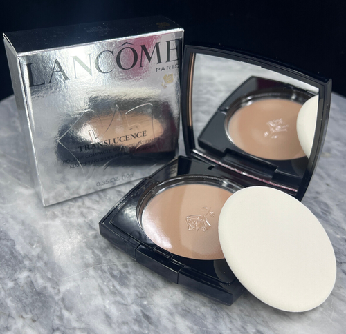 NEW Lancome Translucence Mattifying Silky Pressed Powder 350 BISQUE 0.35oz NIB - Picture 5 of 10