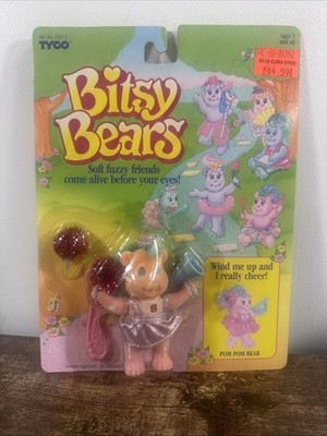 1991 Tyco Bitsy Bears Pom Pom Bear Factory Sealed Vintage Toy 90s