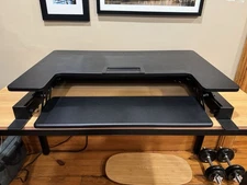 VIVO Height Adjustable Standing Desk Sit to Stand Gas Spring Riser Converter 36"