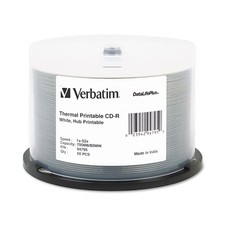 Verbatim 94755 Cd-R Discs 700Mb/80Min 52X Spindle White 50/Pack Ver94755 