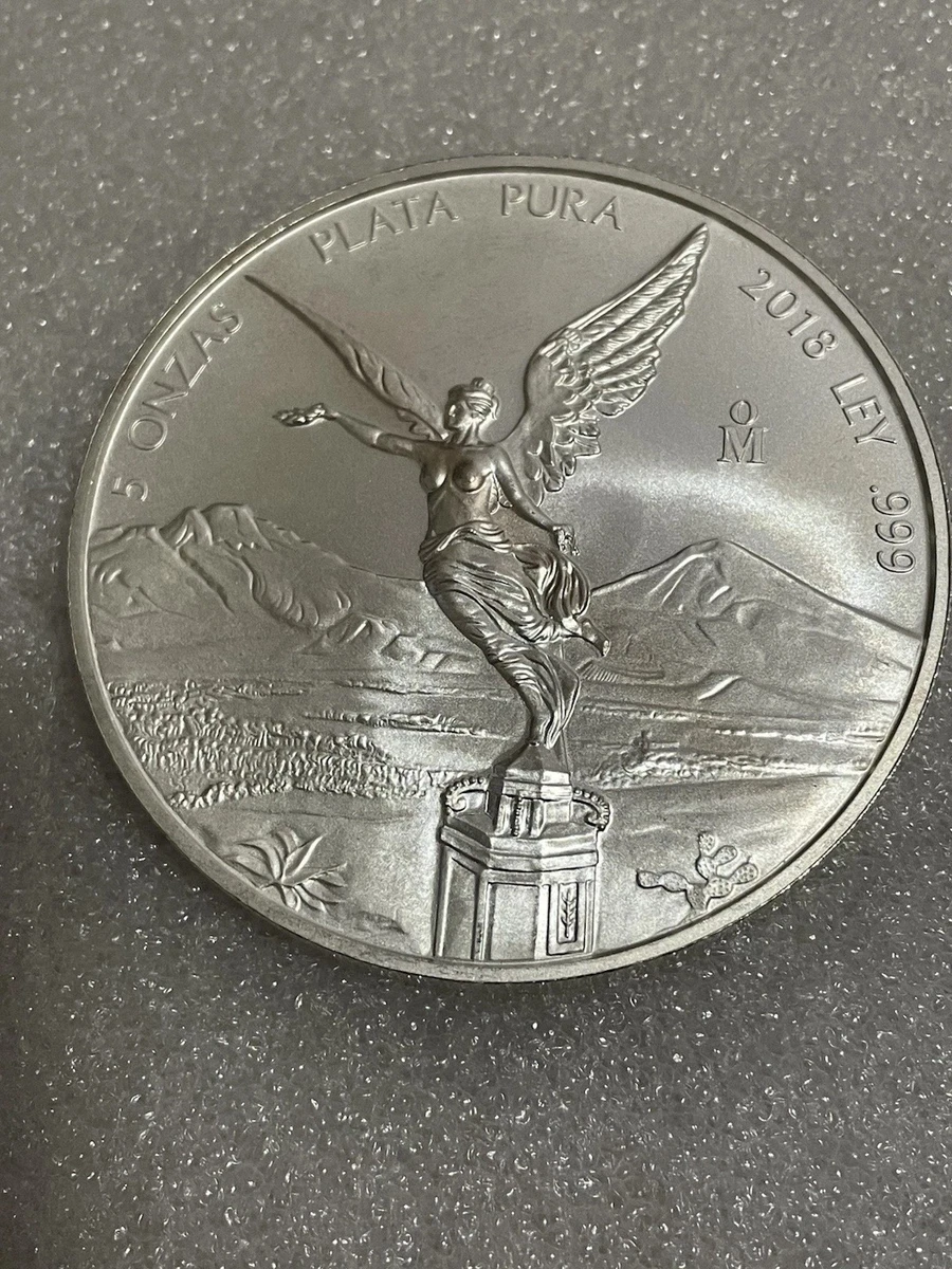 Mexican Libertad 5 oz Precious Metal Content per Unit Silver