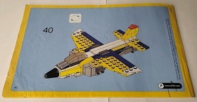 Lego Creator 6912 Super Soarer Fighter Plane Building Instruction Manual Only 