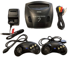 Original SEGA GENESIS 3 Console MK-1461 Video Game System V3 GEN3 2-CONTROLLERS