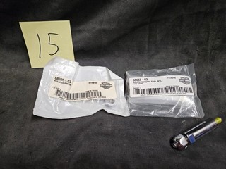 3 Harley Davidson Turn Signal Stud and Nut 53663 03 and 68900 03 NEW!