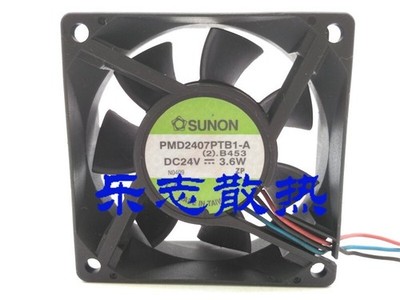   PMD2407PTB1-A 7025 DC24V 3.6W 7CM 3-Wire Inverter Cooling Fan *le