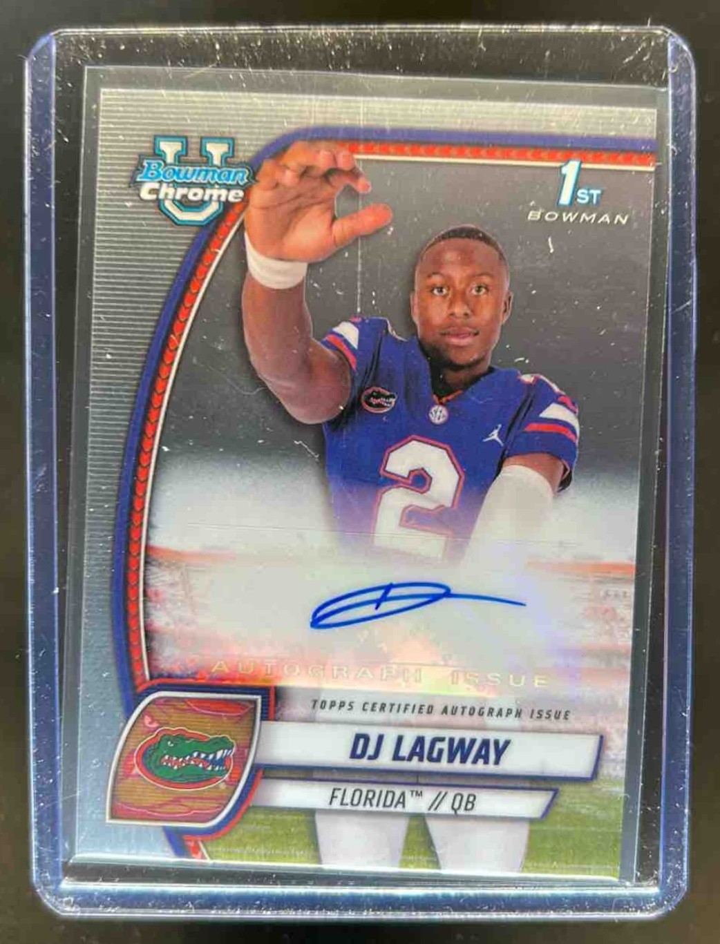 2024 Bowman Chrome U DJ Lagway Auto 1st #PA-DLA Gators
