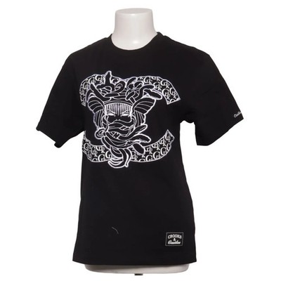 Crooks & Castles, T-shirt, Größe: S, Schwarz/Weiß, Baumwolle, Print, Damen #PA9