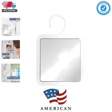 Luxury Fogless Shower Mirror - Shatterproof & Travel-Ready 6.3" Square Design