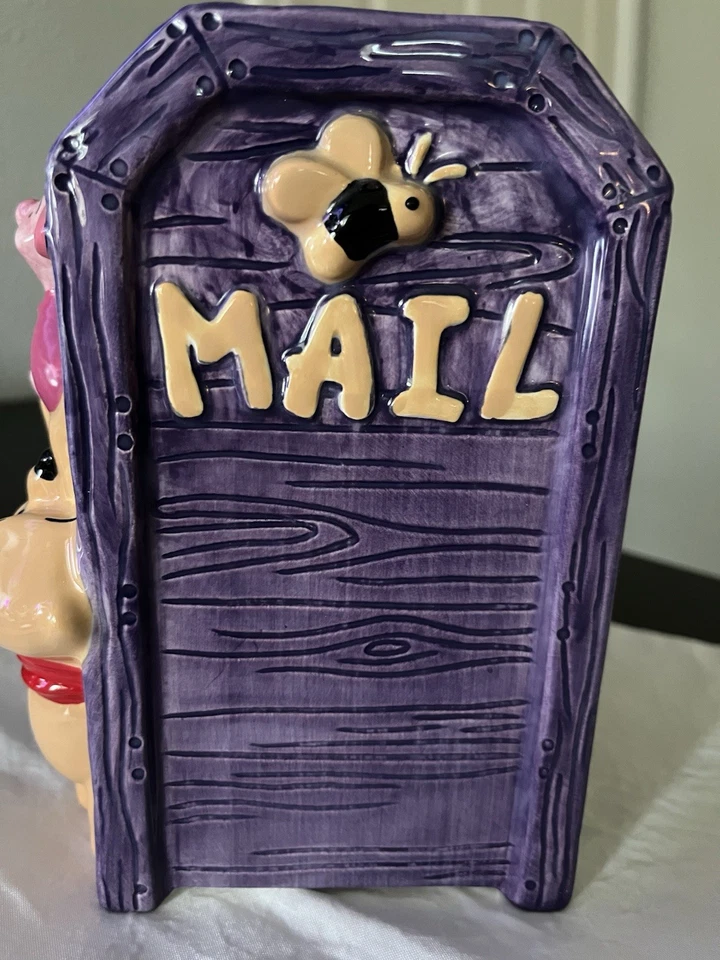 Jarrón/plantador de cerámica FTD Inc. de colección Disney Winnie Pooh Piglet Tigger Foto 3 de 4