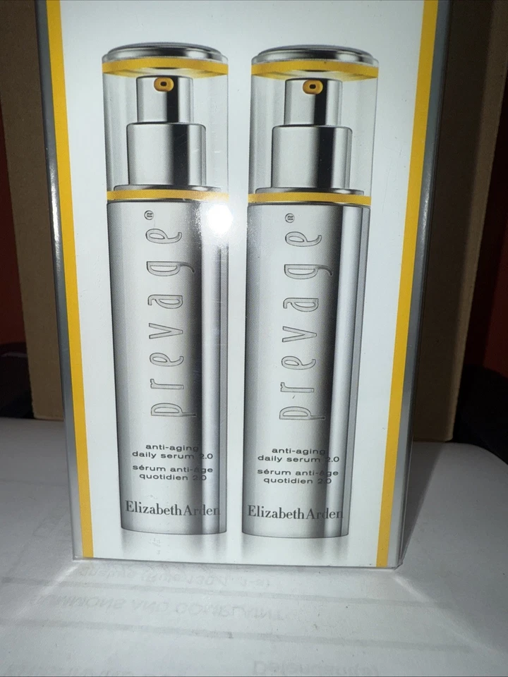 2-PK Elizabeth Arden Prevage soro diário antienvelhecimento 2,0 1,7 oz CAIXA LACRADA DE FÁBRICA - Imagem 3 de 4
