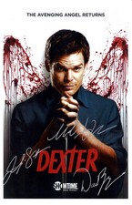 Póster firmado por DEXTER 11x17 Michael C. Hall, Jennifer Carpenter y David Zayas