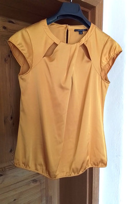* comma * Bluse *  Gr. 36  *  Blusenshirt *  messingfarben * Comma,  Top !