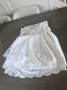 Simply Shabby Chic White Eyelet Bedskirt - Full Size