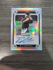 2021 Panini Prizm Draft Picks Auto Silver R.J. Dabovich