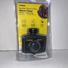 Melnor Sunrise Once-a-day Water Timer No Programming Faucet To Hose End Timer