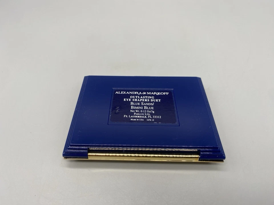 Alexandra de Markoff Outlasting Eye Shapers Duet in Blue Sands/Bimini Blue - New - Image 4 of 4