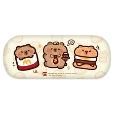 ZYNTAVA Hamburg Capybara Printed Glasses Case, Durable 16&times;6.5&times;3.5cm, Brown