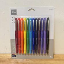 12 Pens Office Depot  Brand Felt-Tip Porous Pens Medium Point 1.0 mm Assorted