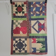 Quilt Sampler Patchwork Grandma Core Farmhouse Country Cottage Handmade Cotton