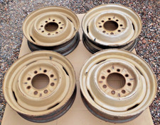 Set Of 4 Matching 1960 Gm Kh 17.5 X 5.25 Hi Clearance Steel Wheels. 8 Lug X 6.5