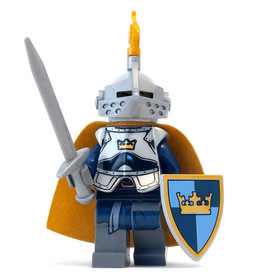 LEGO Castle Kings Crown Knight Minifigure 10193 Quarters 7097 Armor 7041 BAM