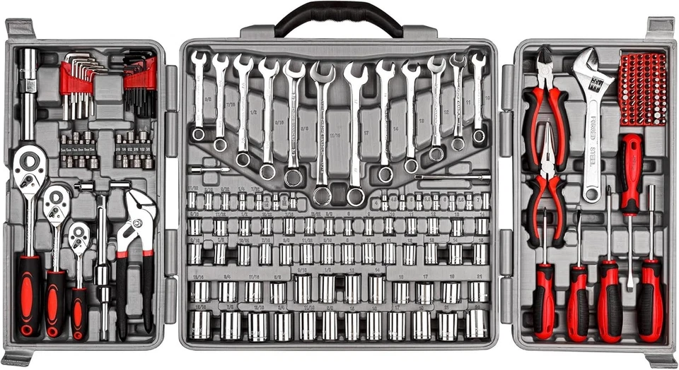 All-in-One 205 Piece Tool Kit with Ratchets and Sockets - Perfect for Repairs! - Image 3 of 4