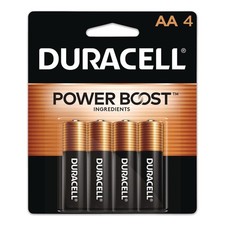 Duracell MN1500B4Z Power Boost CopperTop Alkaline AA Batteries 4/Pack New