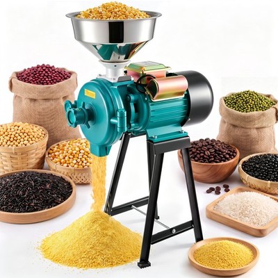 VEVOR Electric Grain Mill Grinder 110 lbs/H Commercial Spice Grinder High Speed