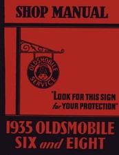 1935 Oldsmobile Six Eight Factory Shop Service Manual