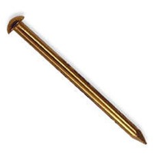 1/2" Round Head Escutcheon Pin - Brass -  100 Pieces 