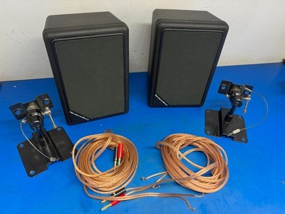 Mordaunt-Short CS-1 Kompaktlautsprecher schwarz 8 Ohm Paar Made in Great Britain