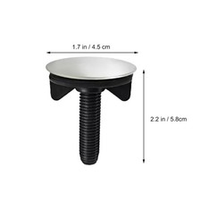 1X Stainless Steel Kitchen Sink Tap Hole Blanking Plug Stopper Basin Cover 45mmF