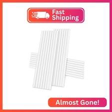 Manarty White Hot Glue Sticks, 24PCS Mini Size 0.27" Dia x 8" Long Hot Melt Glue