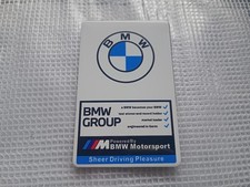 BMW M Performance Emblem Plate Ver.4