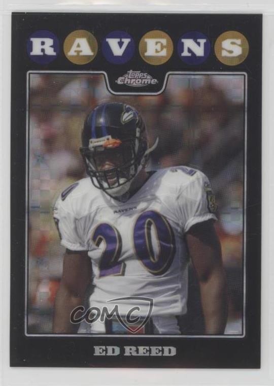 2008 Topps Chrome X-Fractor Ed Reed #TC120 HOF 0e0z
