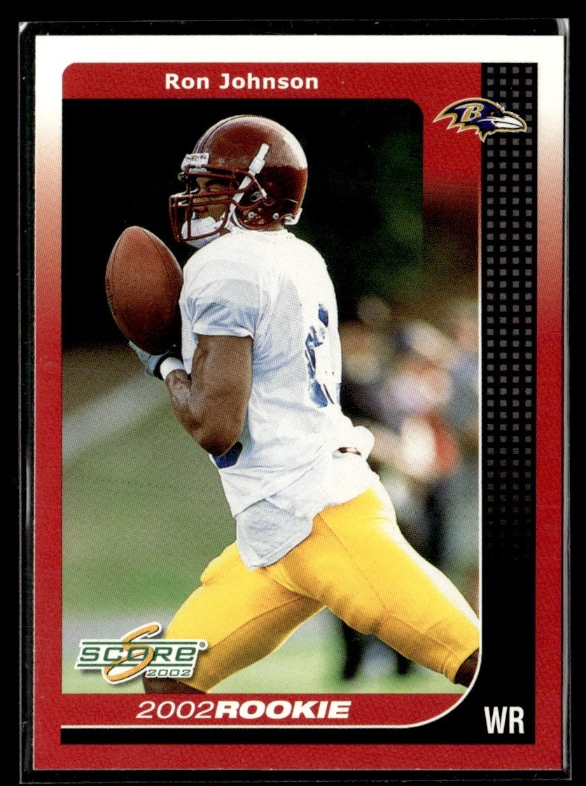 2002 Score Ron Johnson Rookie Baltimore Ravens #279