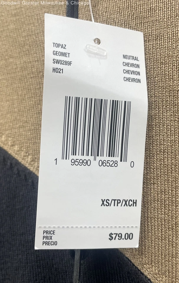 Suéter Pullover Chevron Multicolor Mujer Buffalo Extra Pequeño Foto 3 de 4