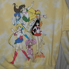 Vintage Sailor moon Naoko Toei Animation Pullover SweatShirt Anime S/M