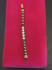 HEET Bracelet Vintage Crystals 7 Inch