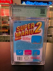 NES Super Mario Bros 2 CIB Not Sealed graded CGC 8.0 With 9.2 Cartridge
