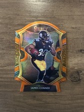2020 Panini Select - Concourse James Conner #39 Orange Prizm Die-Cut