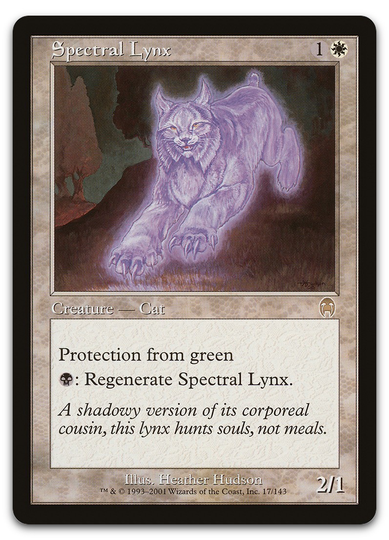 Spectral Lynx #17 (LP) Apocalypse APC Magic MTG