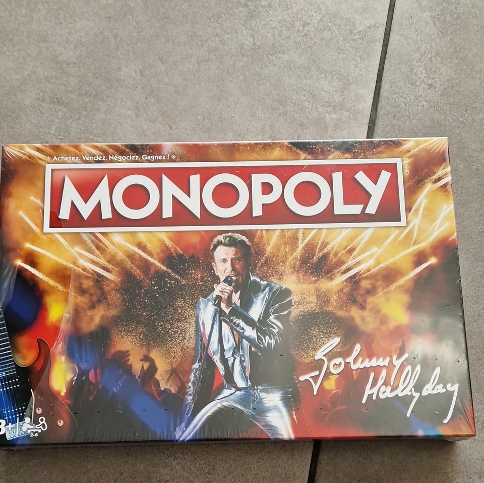 Monopoly Johnny Hallyday jeu de société