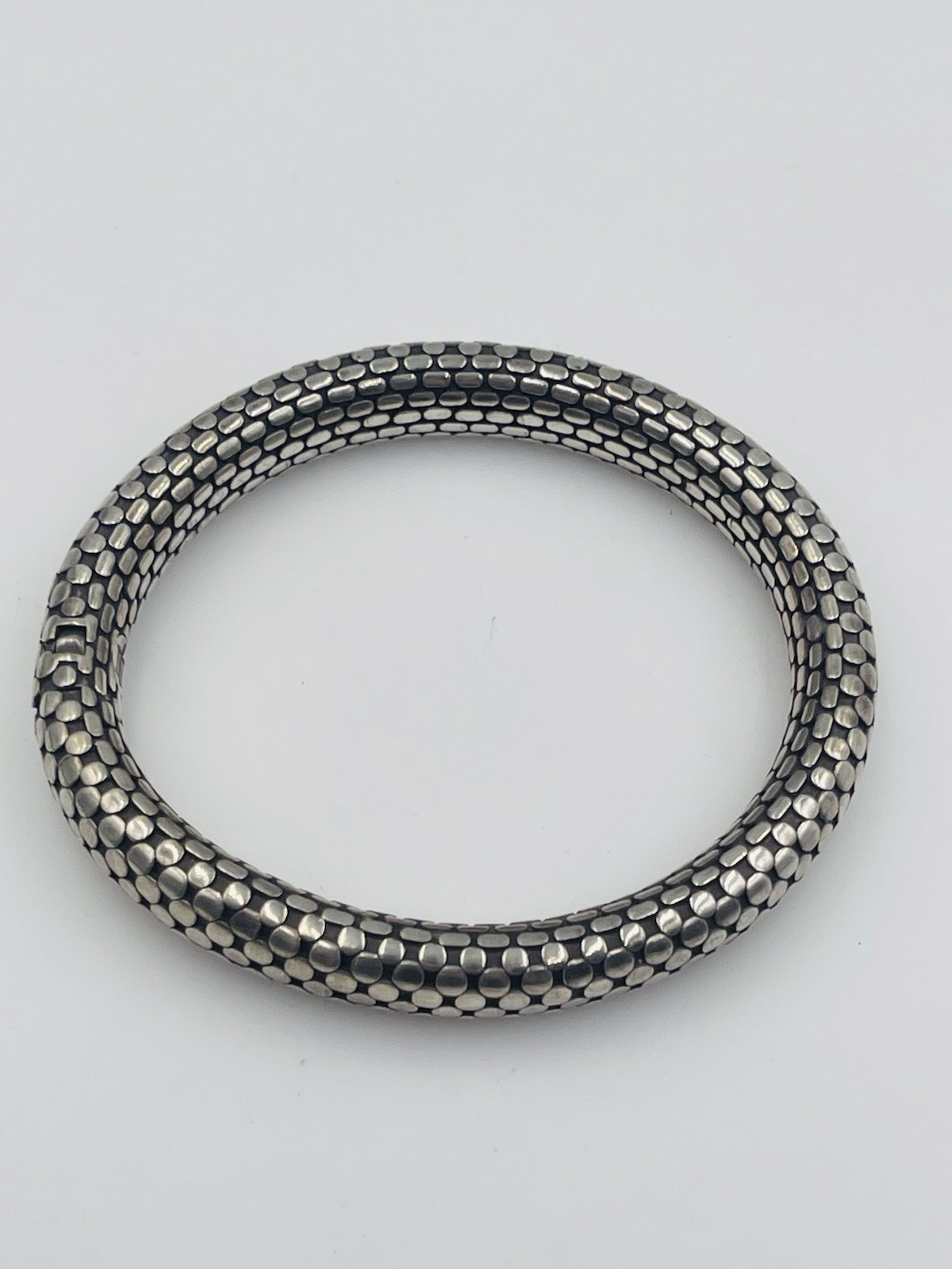 John Hardy Sterling Silver Dot Pattern Hidden Cla… - image 3