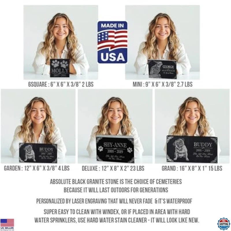 Lápida conmemorativa resistente a la intemperie | Elegante lápida | Cruz marcadora de tumba duradera Foto 2 de 4