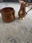 hammered copper cauldron antique — photo 8