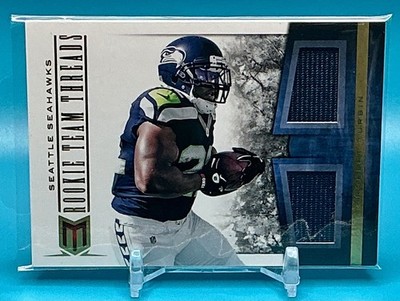 2012 Panini Momentum #28 Robert Turbin RC Dual Patch #'d /49