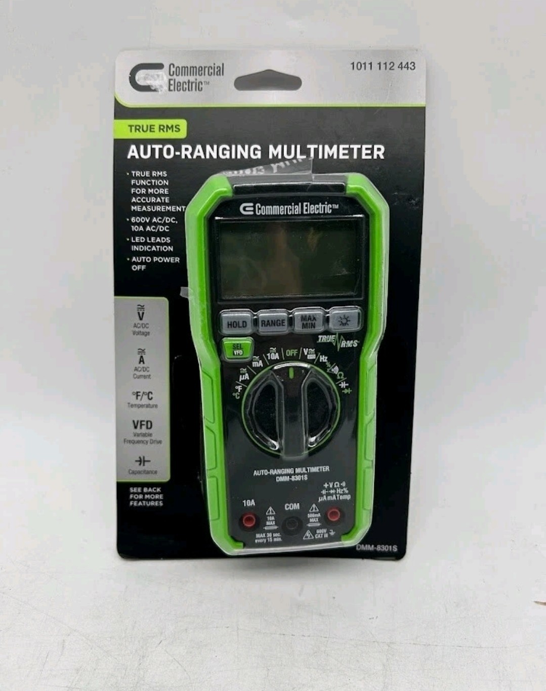 Multimeter Ebay Commercial Electric 600-Volt True RMS Auto-Ranging Digital Multimeter ...