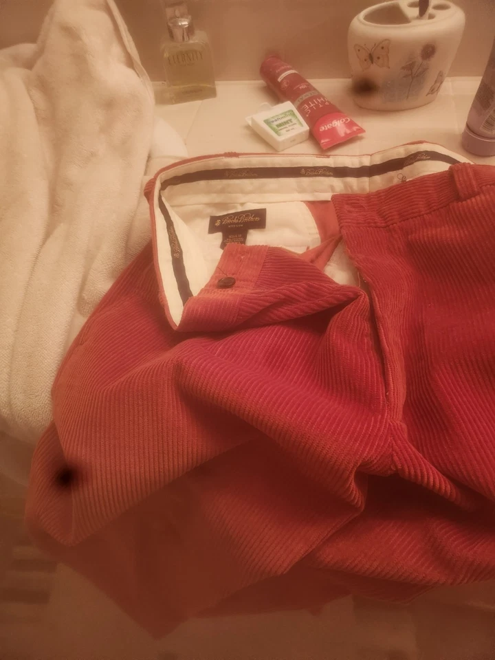 35x30 brooks brothers dress pants corduory - Image 2 of 3