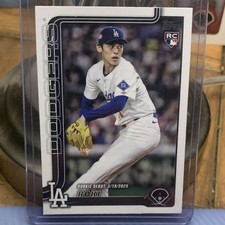 Topps 2025 Update Series Rookie Debut Roki Sasaki Dodgers Rookie US199 Card